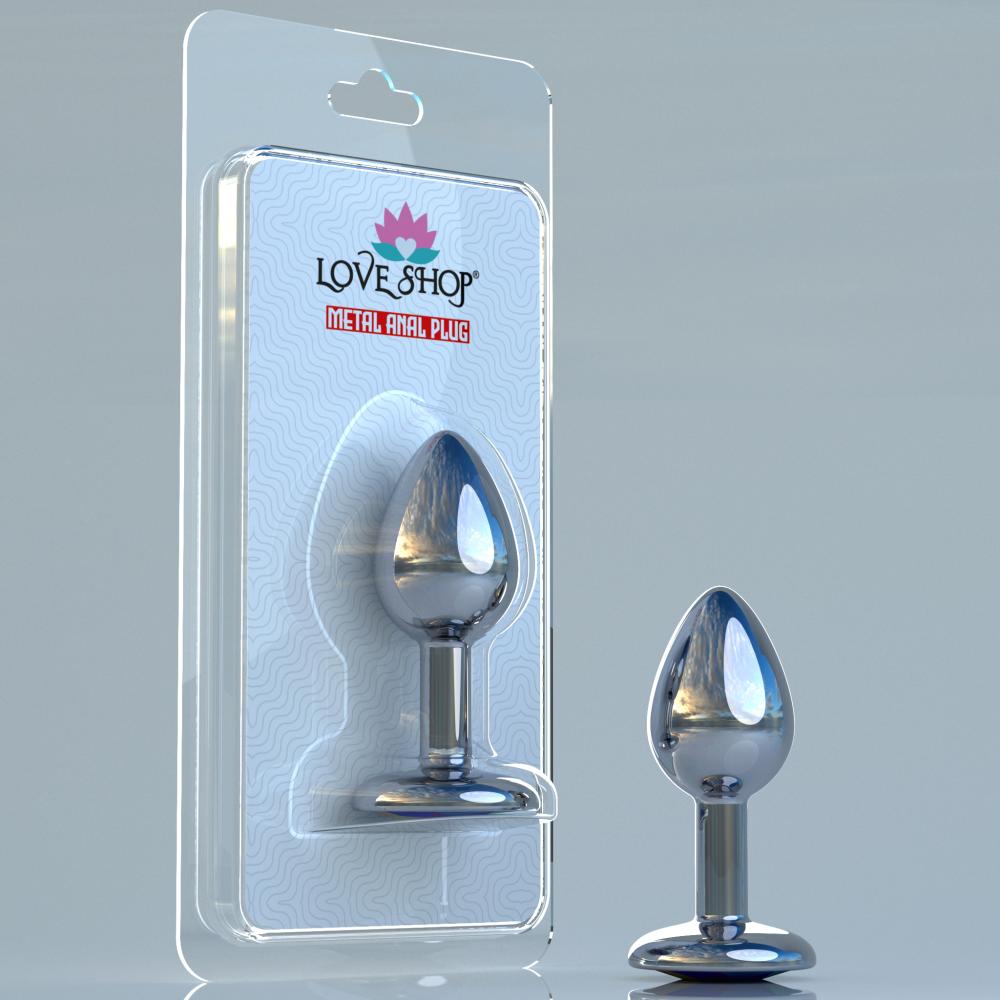 Metal Anal Plug-Small