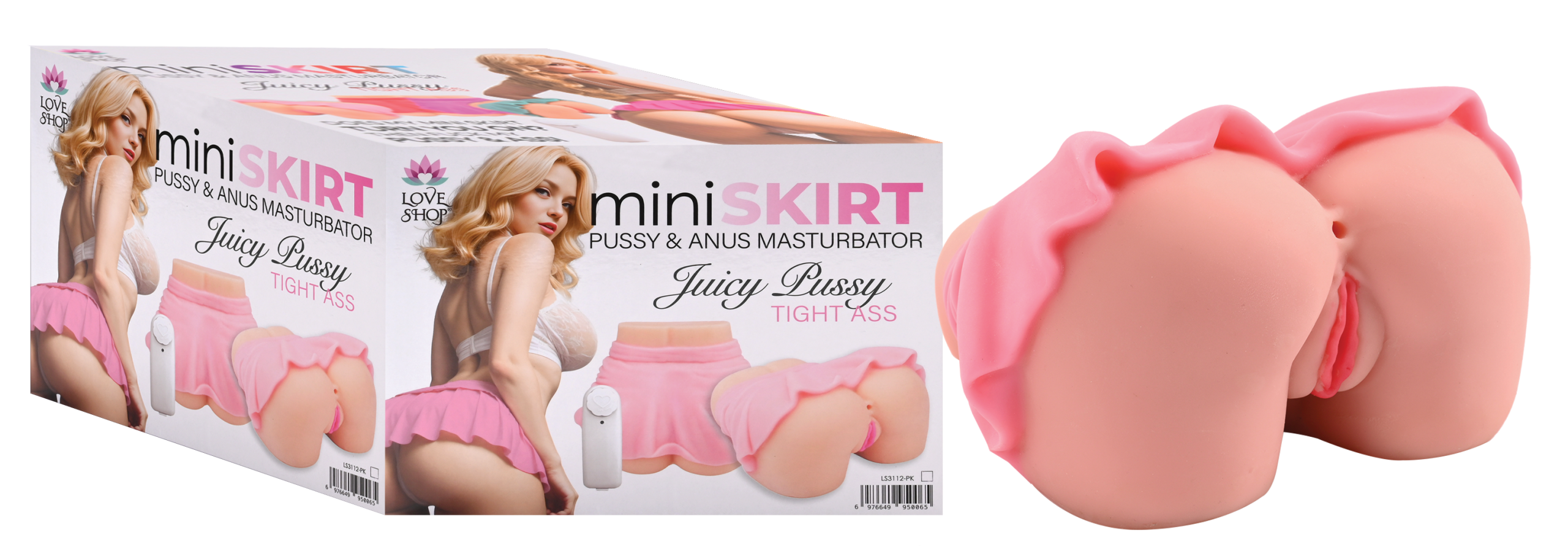 Mi̇ni̇ Skirt Pussy-Anus Masturbator