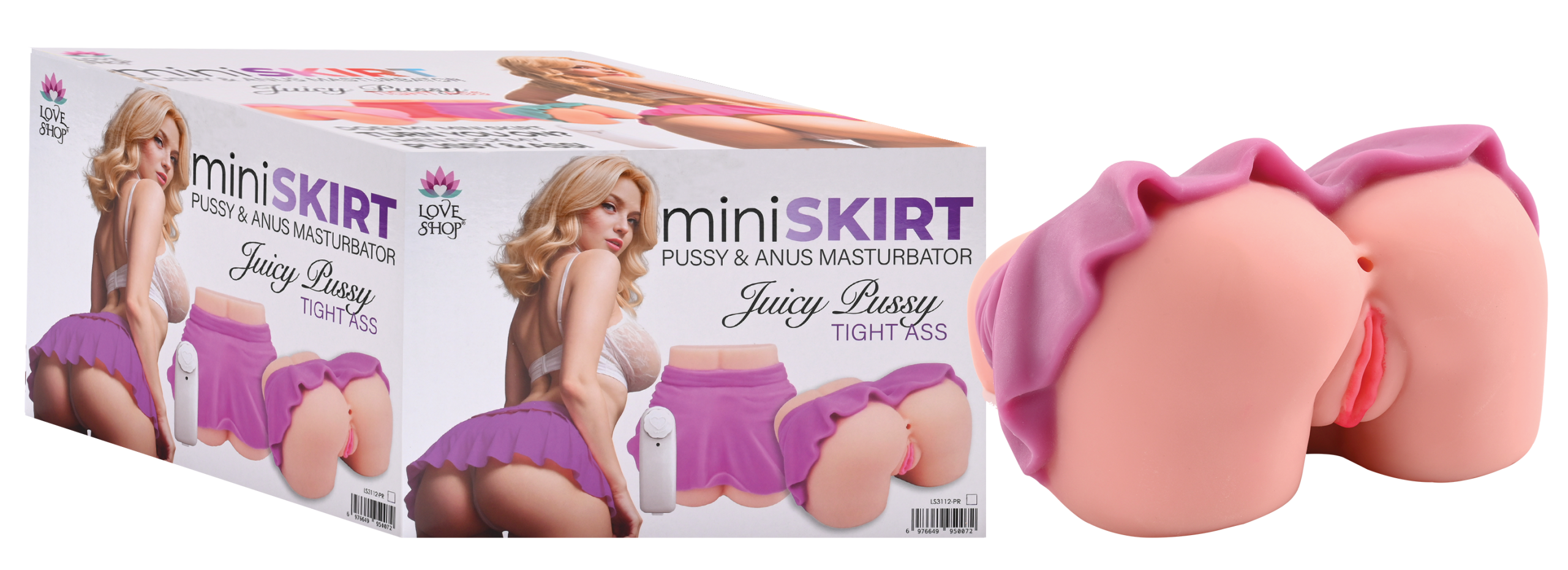 Mi̇ni̇ Skirt Pussy-Anus Masturbator